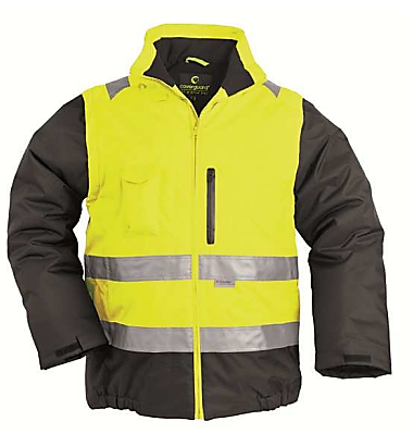 Parka haute visibilité Hi-Way Xtra jaune