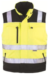 Bodywarmer de sécurité Téléport côté fluo